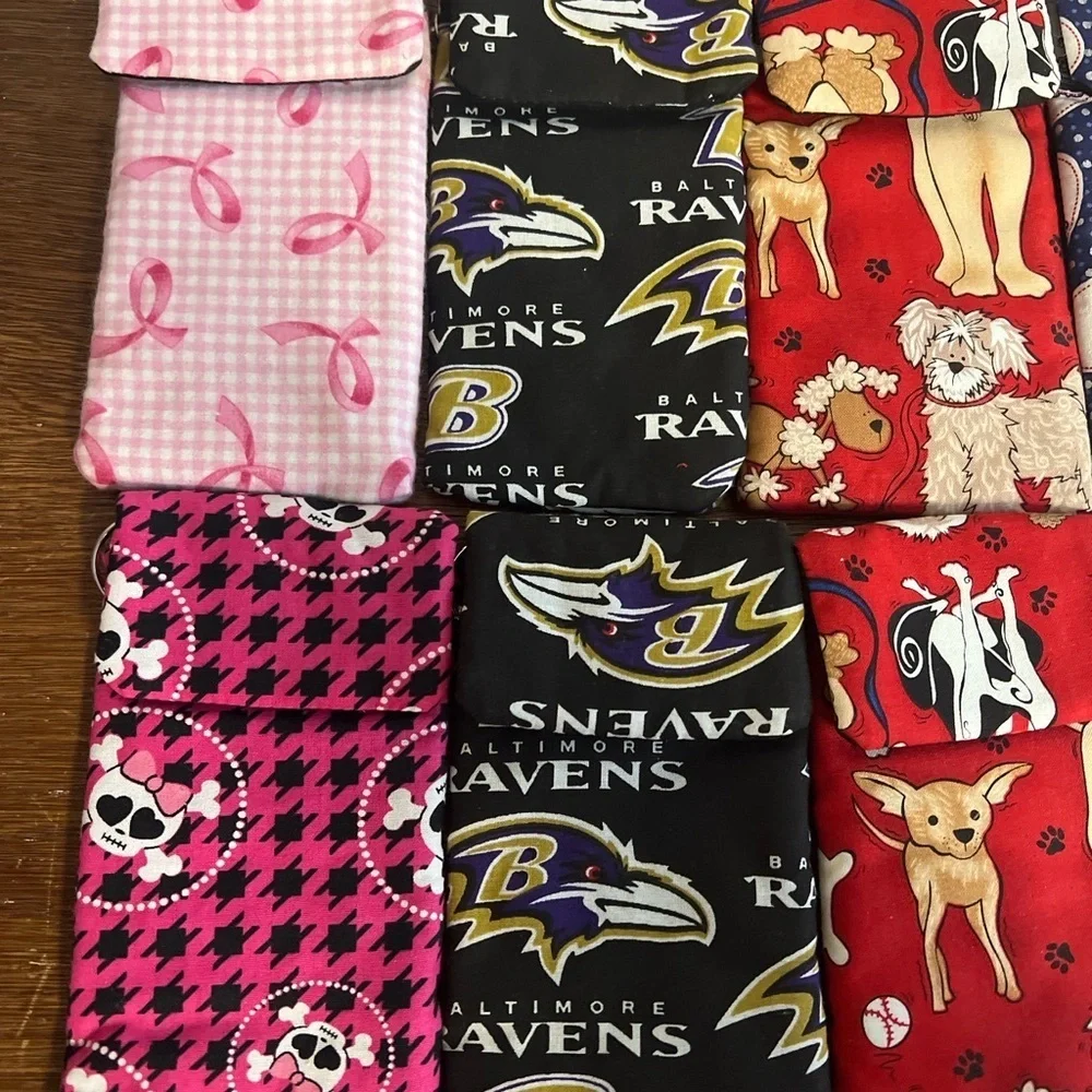 Handmade Eyeglass Cases Bundle of 12 Ravens Family Guy USA